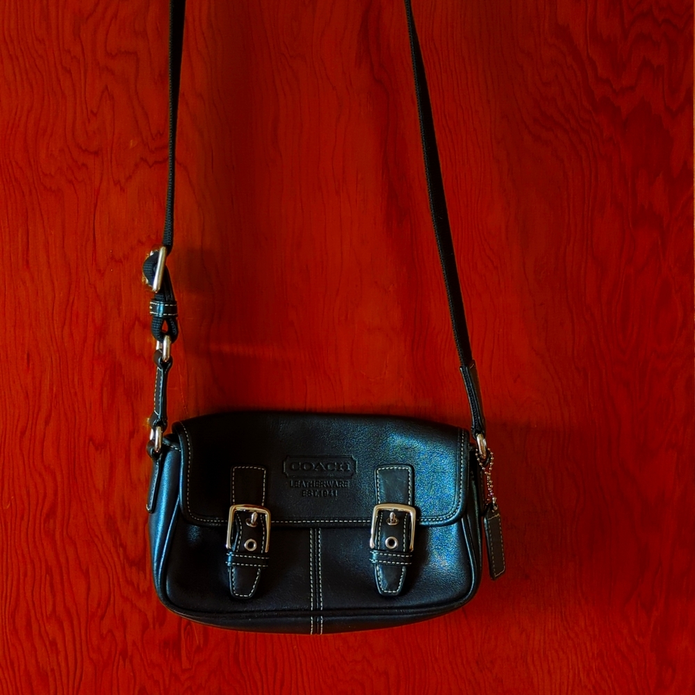 Coach crossbody purse black